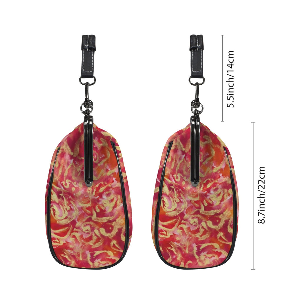 Red Roses Kisslock Crossbody Bag — Back Alley Exclusive