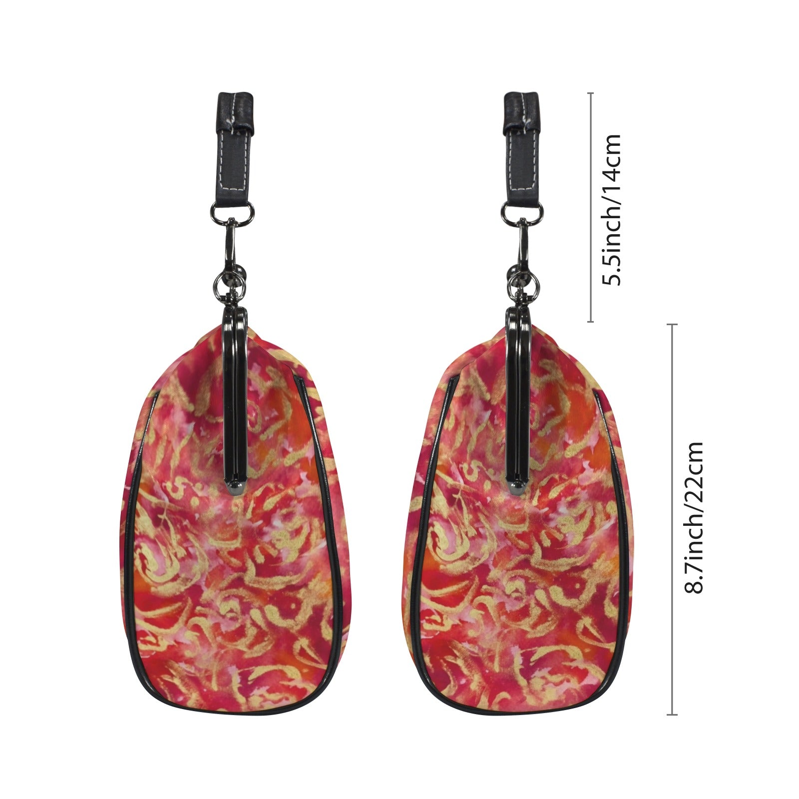 Red Roses Kisslock Crossbody Bag — Back Alley Exclusive