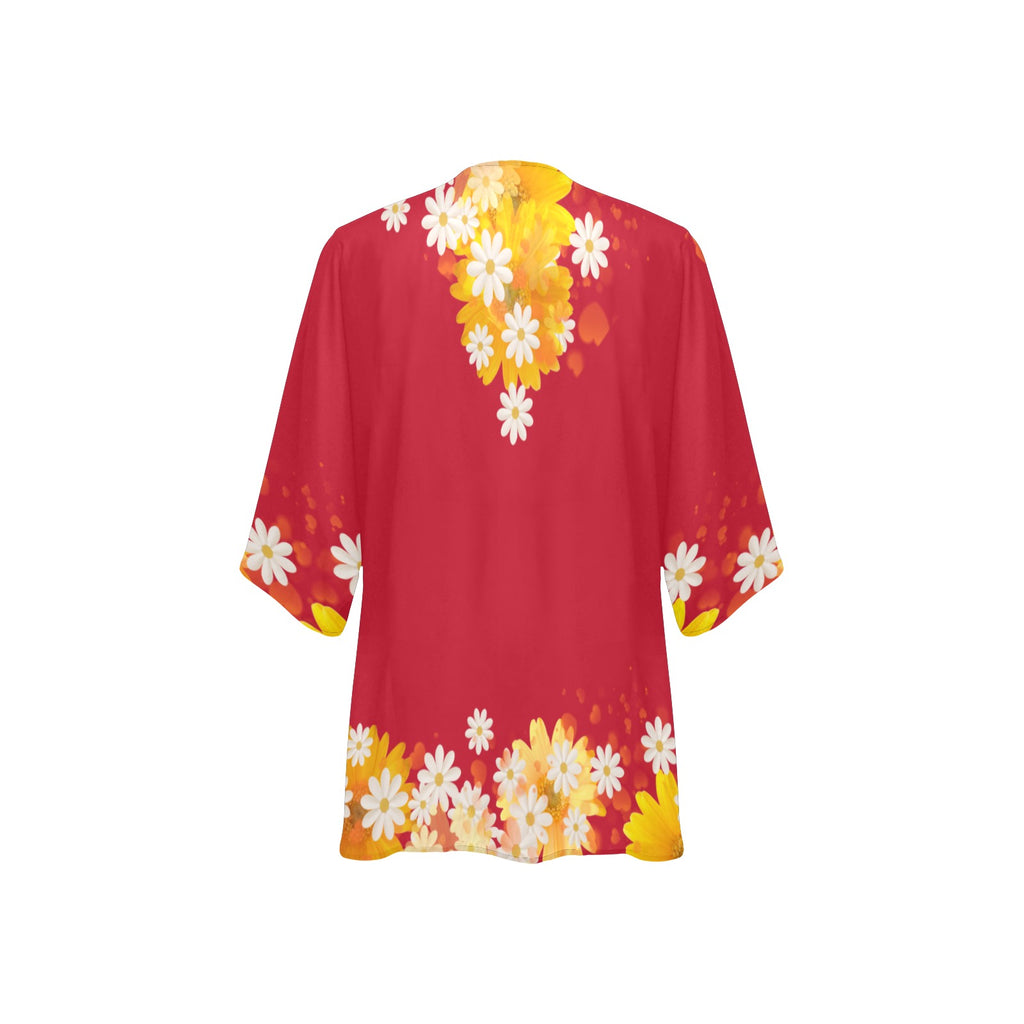 Hearts and Daisies Ruana - Design Exclusive to Back Alley