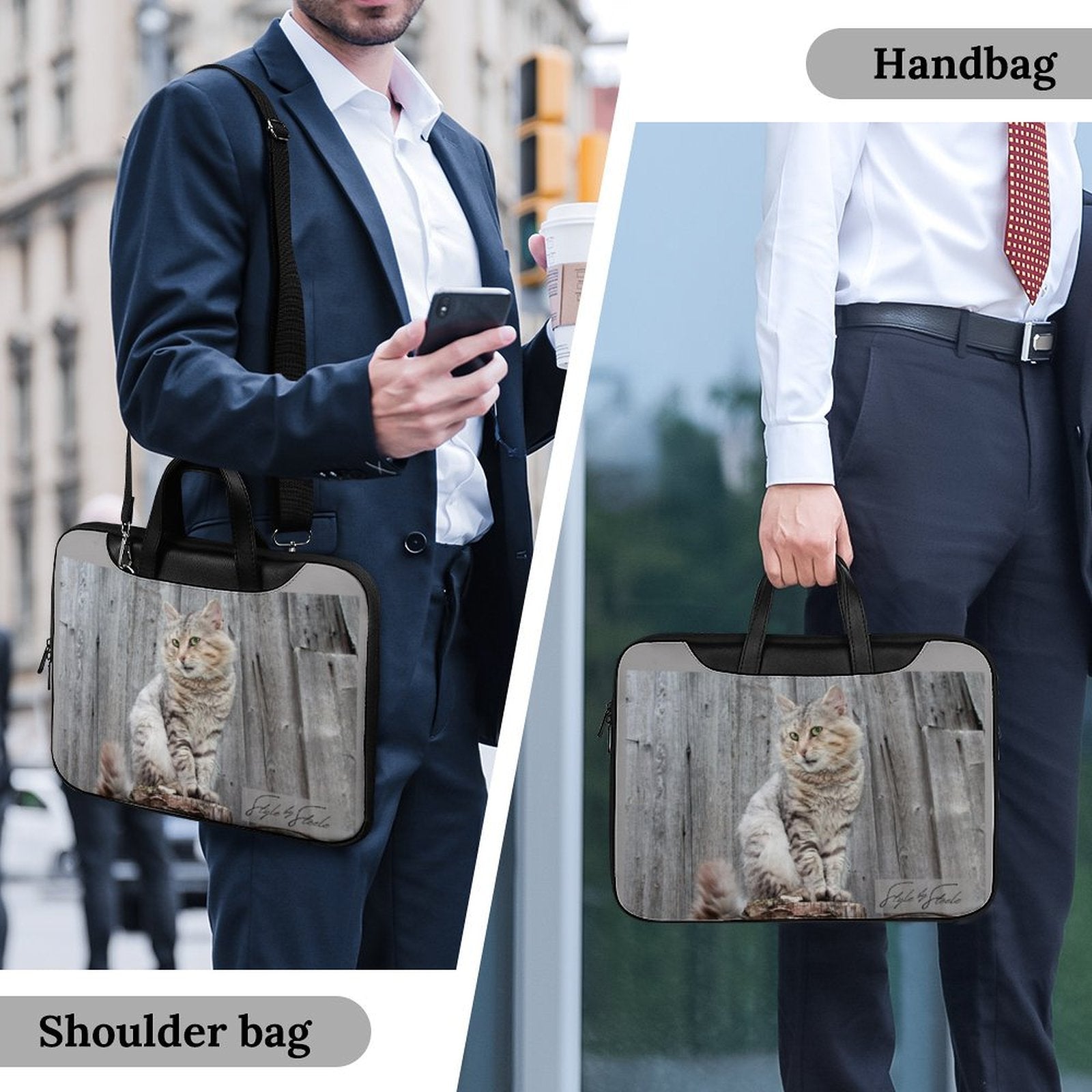Back Alley Exclusive Signature Print Laptop Bag
