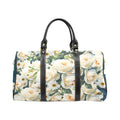 Cream Roses on Navy Large Travel Bag — Back Alley Exclusive
