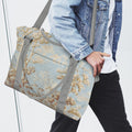Blue Toile Large Trolley Travel Bag — Back Alley Exclusive