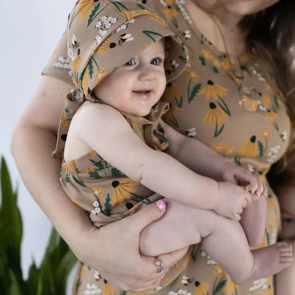 Baby/Kids' Bamboo Halter Romper | Berry