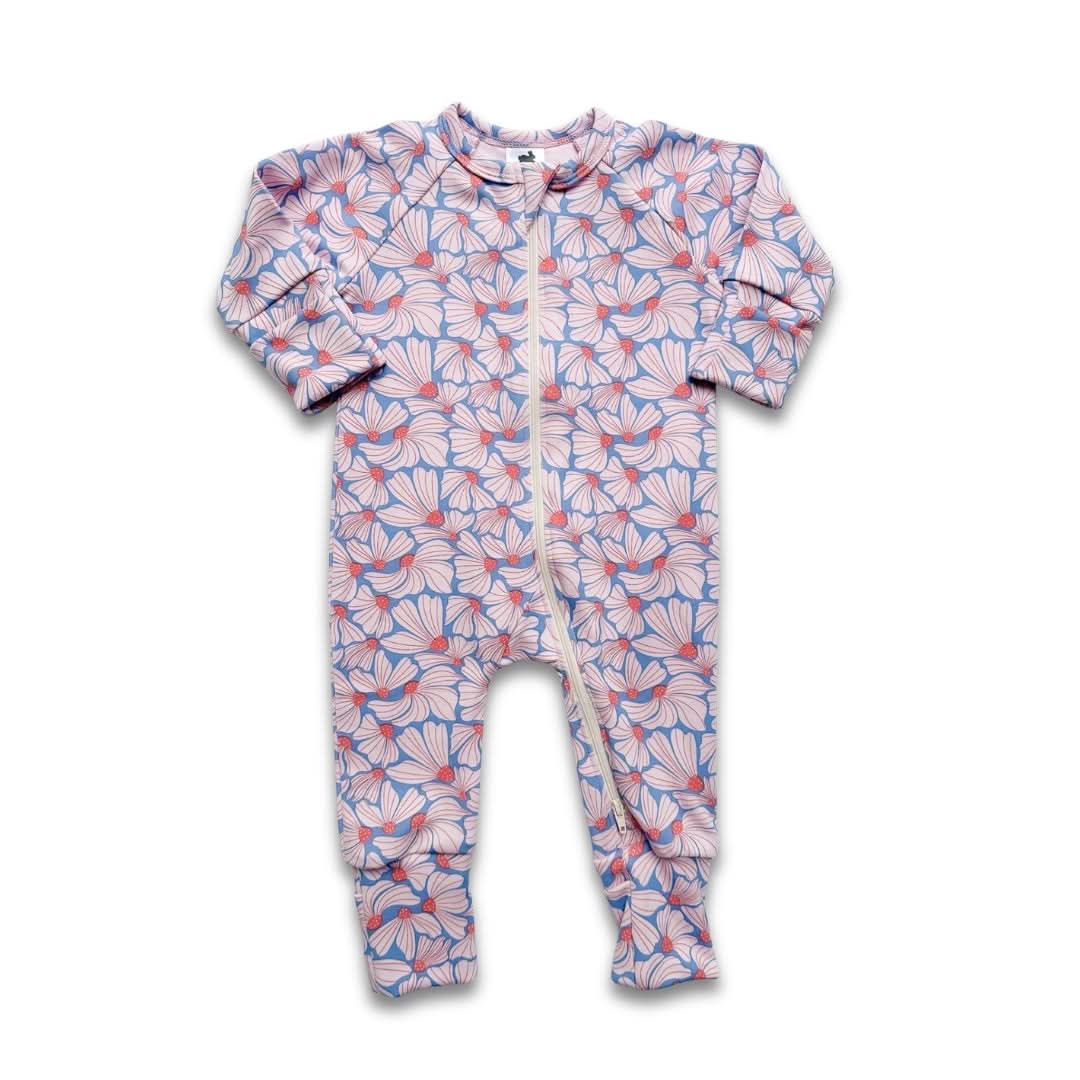 Bamboo Baby Zipper Footed Bodysuit | Digging It