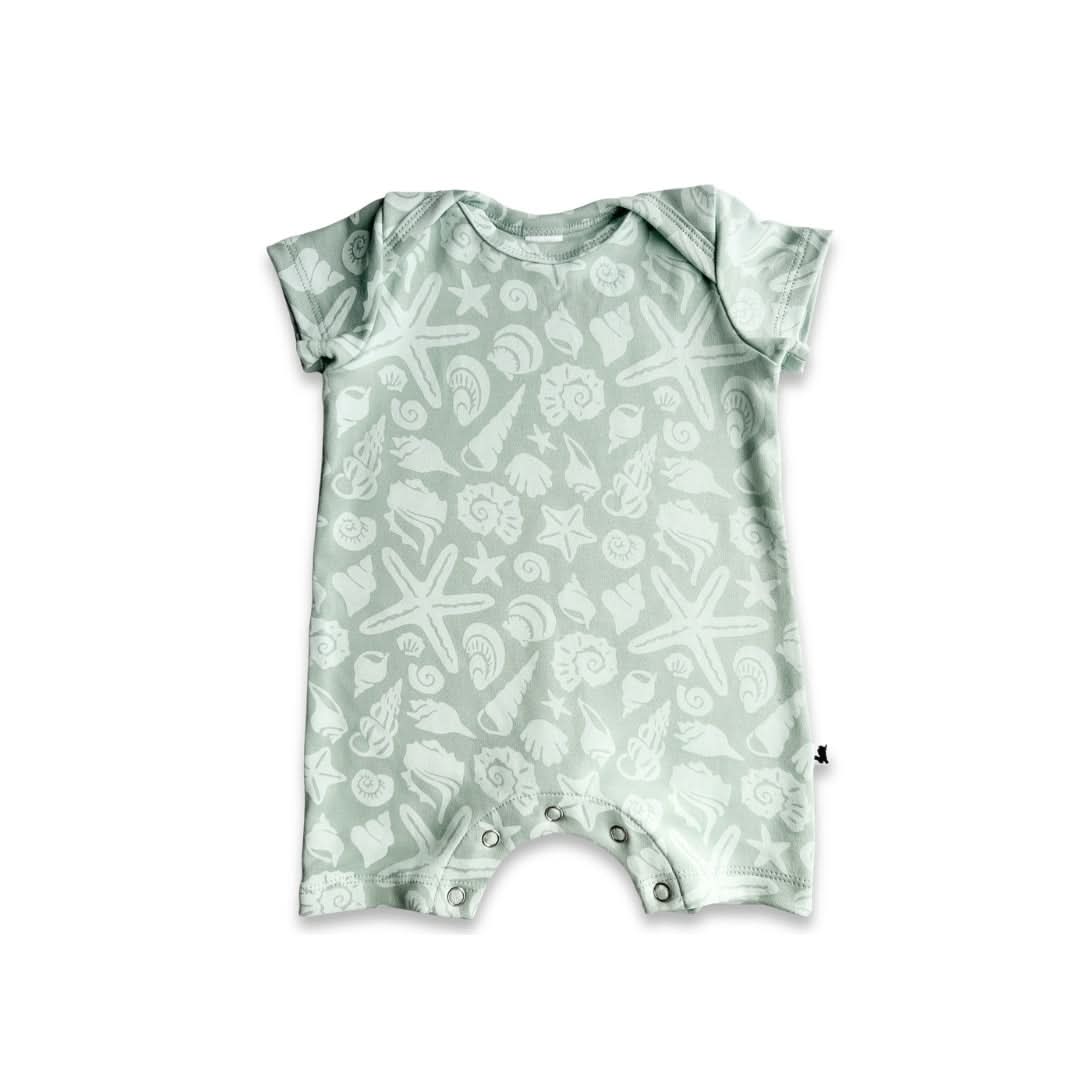 Baby Bamboo Shorts Romper | Coastal Keepsakes