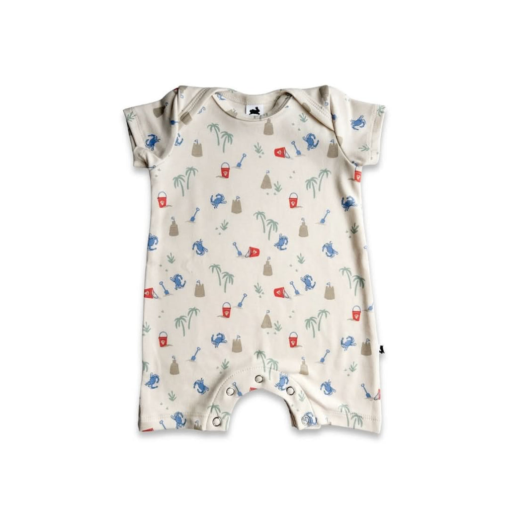 Baby Bamboo Shorts Romper | Coastal Keepsakes