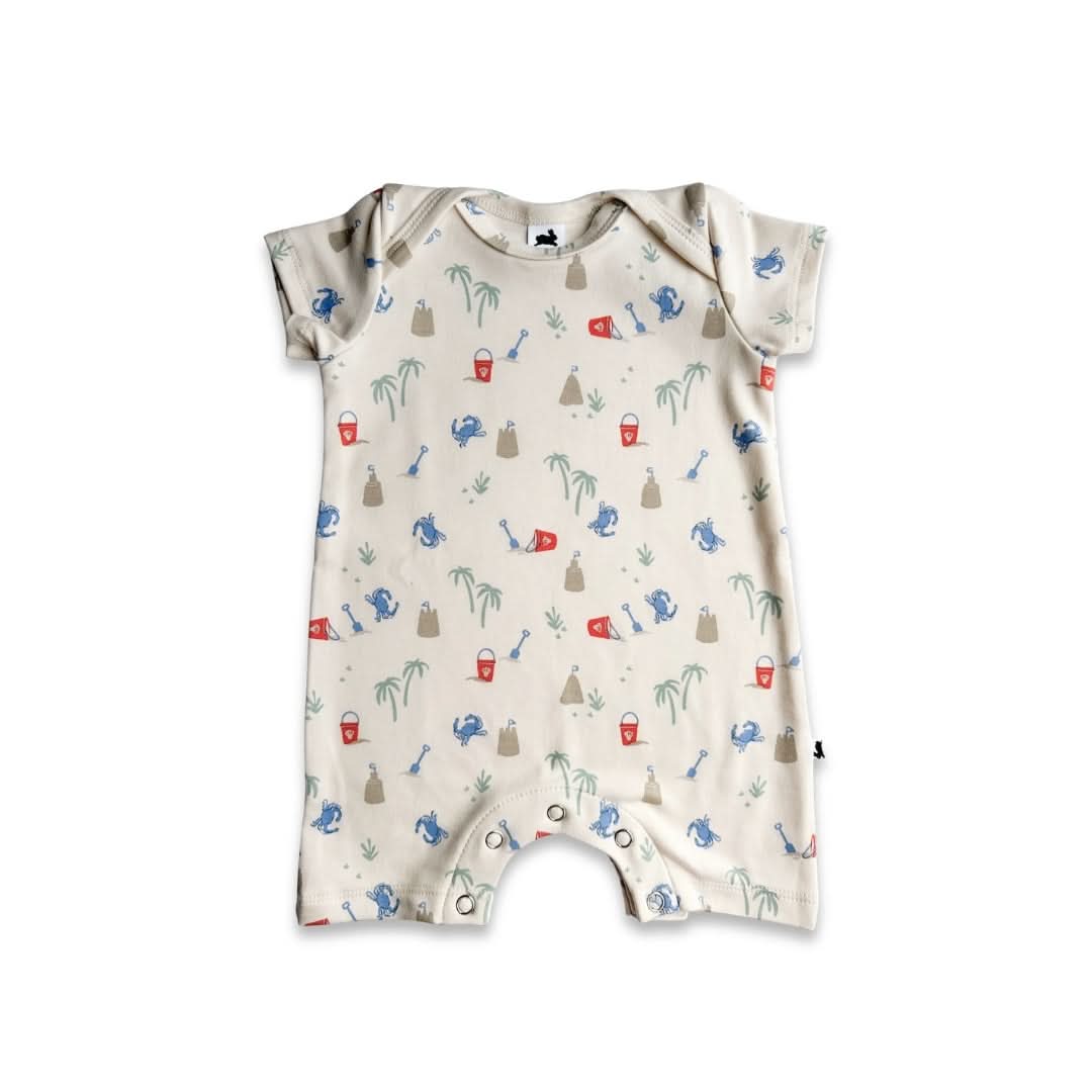 Baby Bamboo Shorts Romper | Coastal Keepsakes
