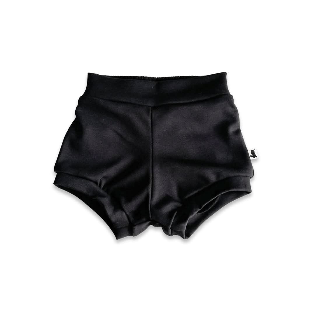Baby Bamboo High-Waisted Shorties | Bison Plaid