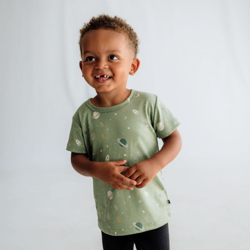 Baby/Kids' Bamboo T-Shirt | Outer Space