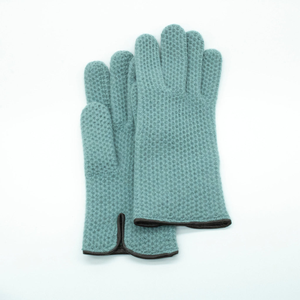 CASHMERE HONEYCOMB STITCH GLOVES