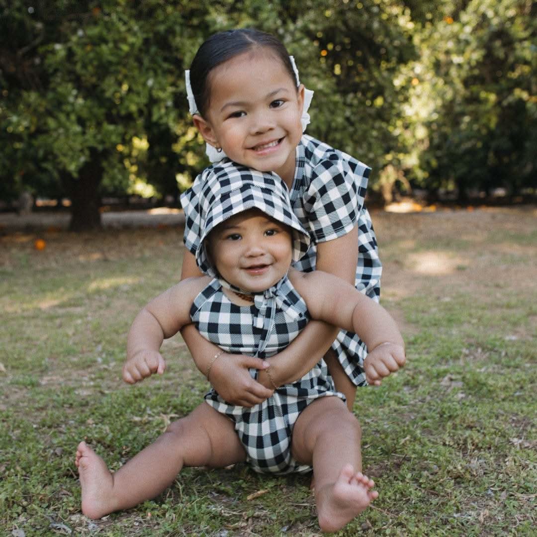 Baby/Kids' Bamboo Garden Bonnet | Bison Plaid