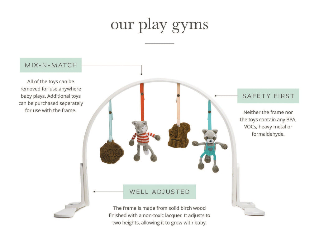 play gym | woodland - white