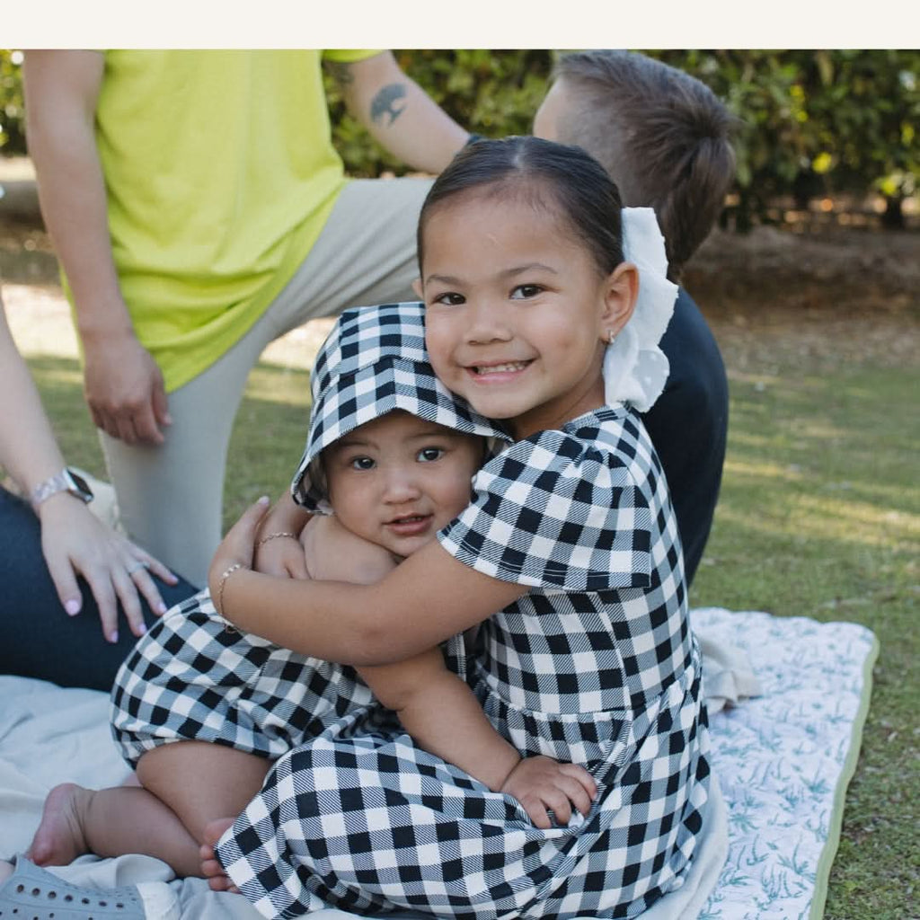 Baby/Kids' Bamboo Garden Bonnet | Bison Plaid