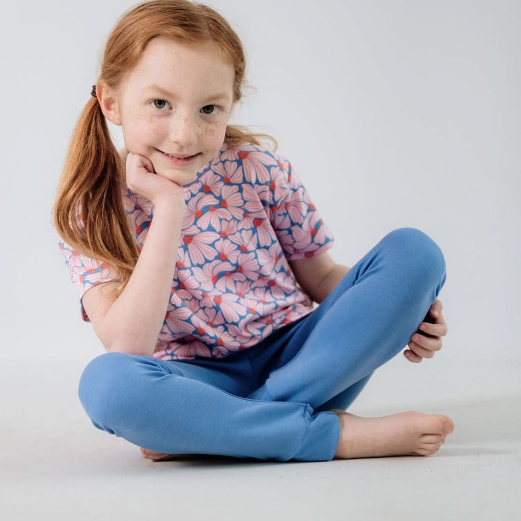 Baby/Kids' Bamboo All-Over Print T-Shirt | Saltwater Floral