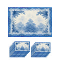 Flow Blue Meadow Placemats, Set of 12 — Back Alley Exclusive