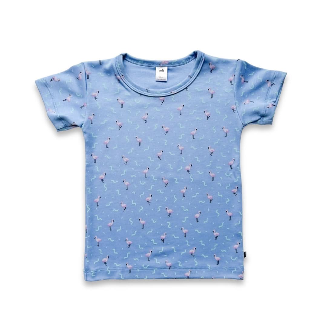 Baby/Kids' Bamboo All-Over Print T-Shirt | Flamingo Fête