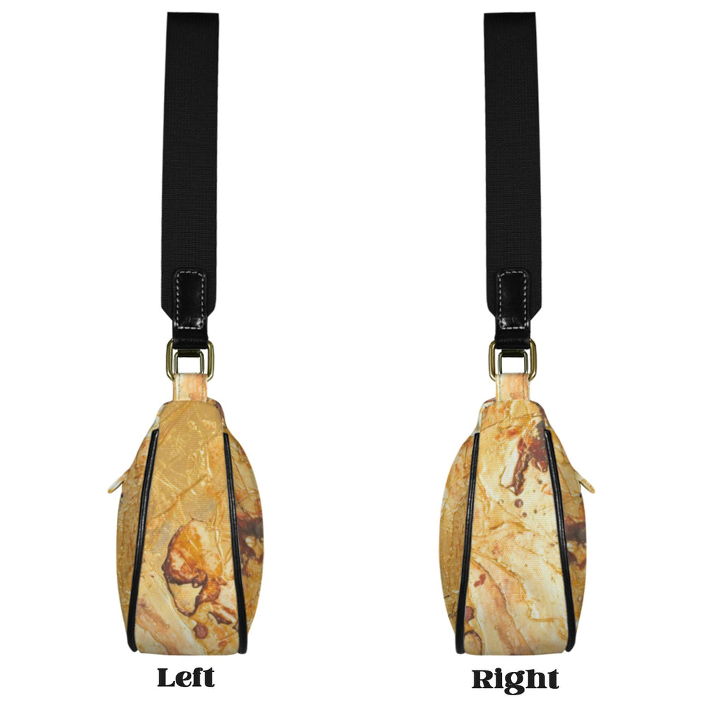 Liquid Gold Hobo Shoulder Bag — Back Alley Exclusive