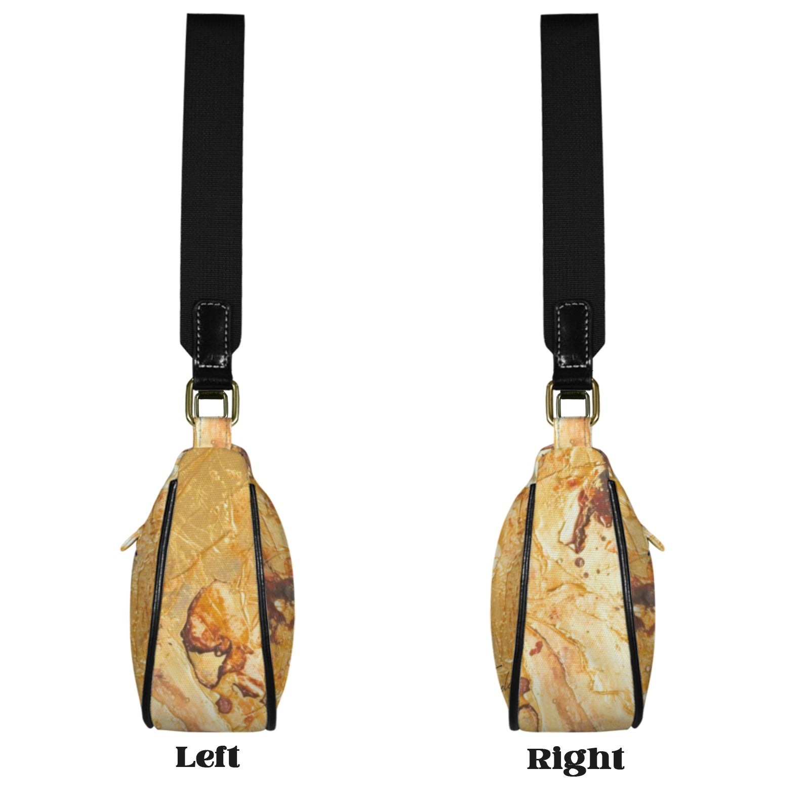 Liquid Gold Hobo Shoulder Bag — Back Alley Exclusive