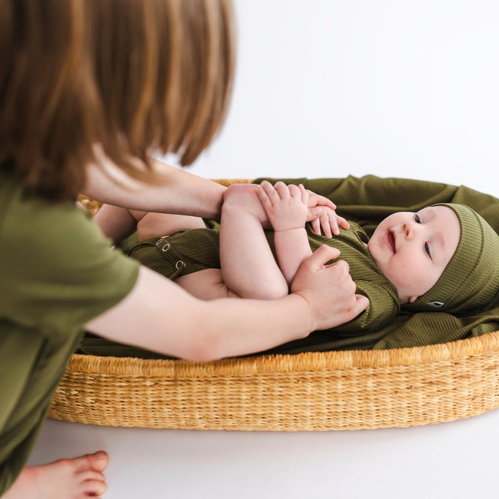 Bamboo Baby Capsule Gift Box | Olive Rib