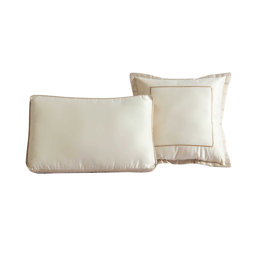 Rings 7 PC Reversible Matte Satin Comforter Set