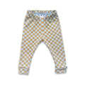 Baby Bamboo Leggings | Blue Checkers