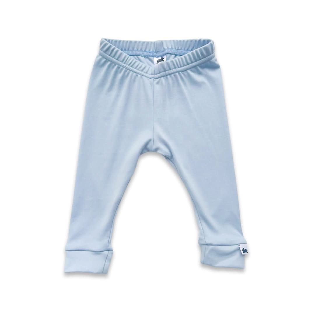 Baby Bamboo Leggings | Powder Blue