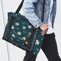 Daisy Chain and Roses Large Trolley Travel Bag — Back Alley Exclusive