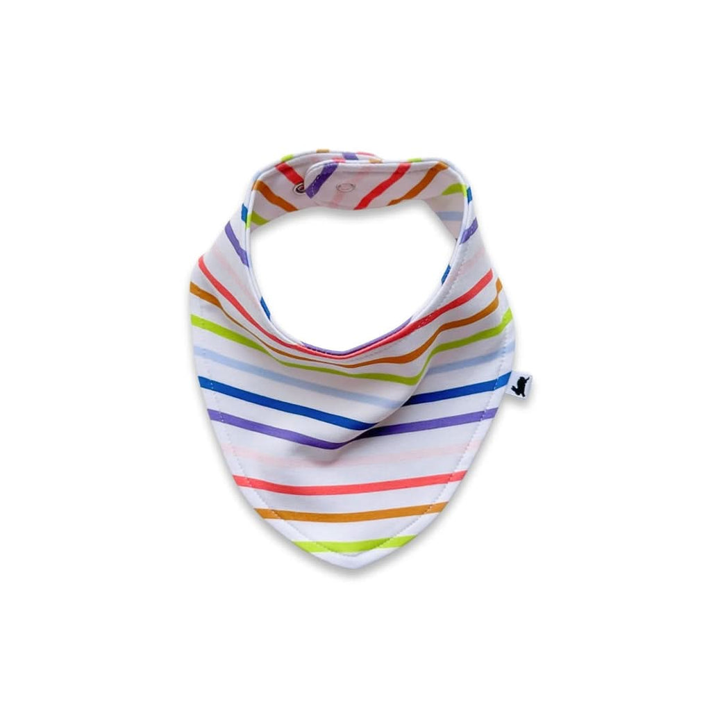 Bamboo Baby Bib | Rainbow Stripe