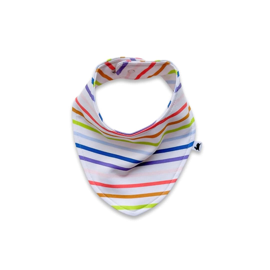 Bamboo Baby Bib | Rainbow Stripe