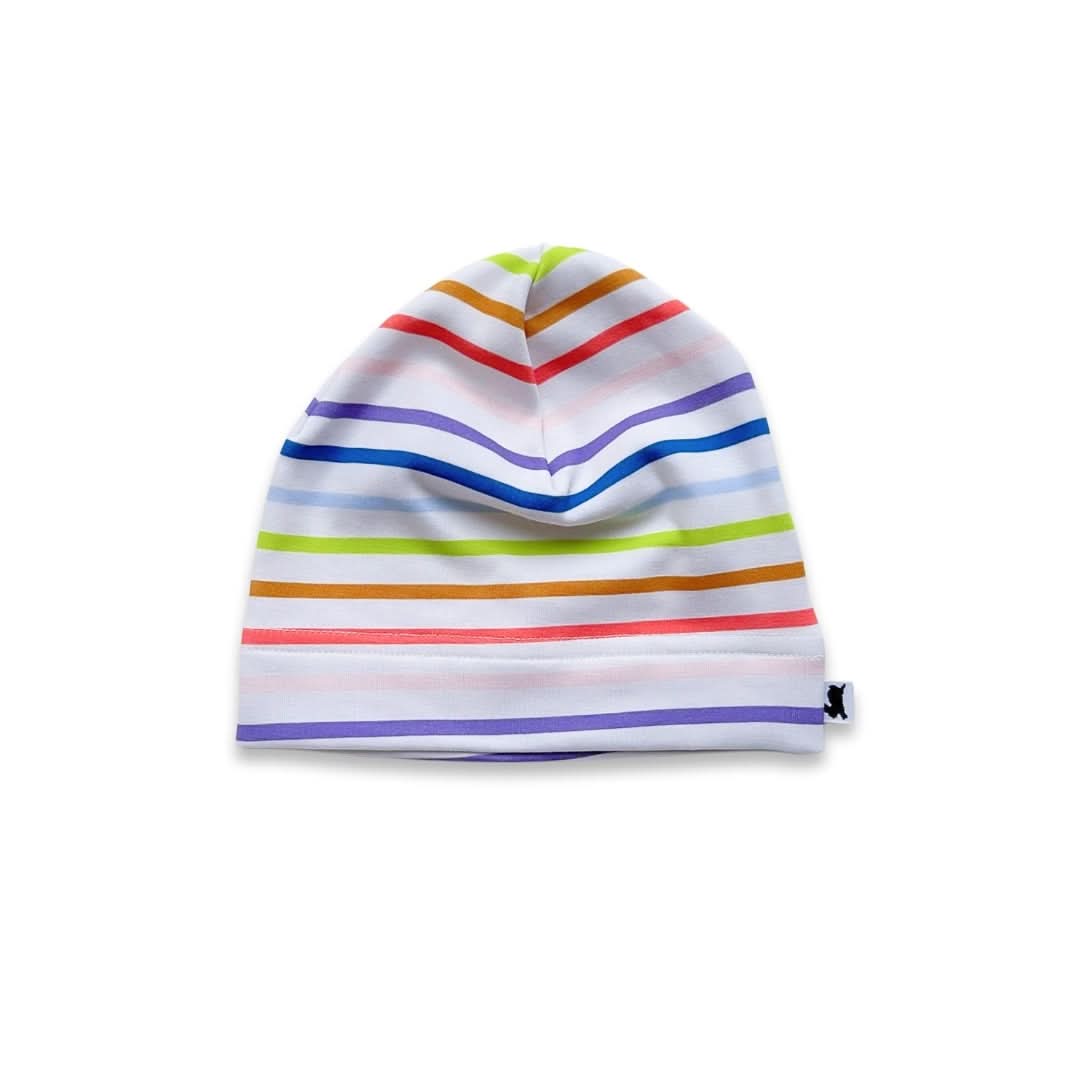Baby/Kids' Bamboo Beanie | Rainbow Stripe