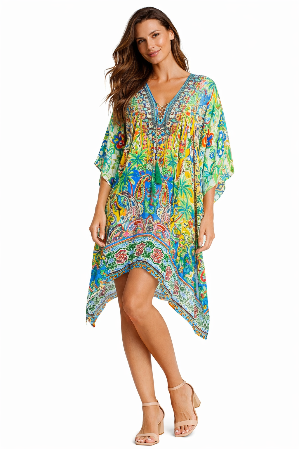 Luxury Resort Kaftan Dress | Wholesale Pack of 4