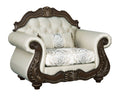 Pierce Chair With Pillow - Beige / Cherry