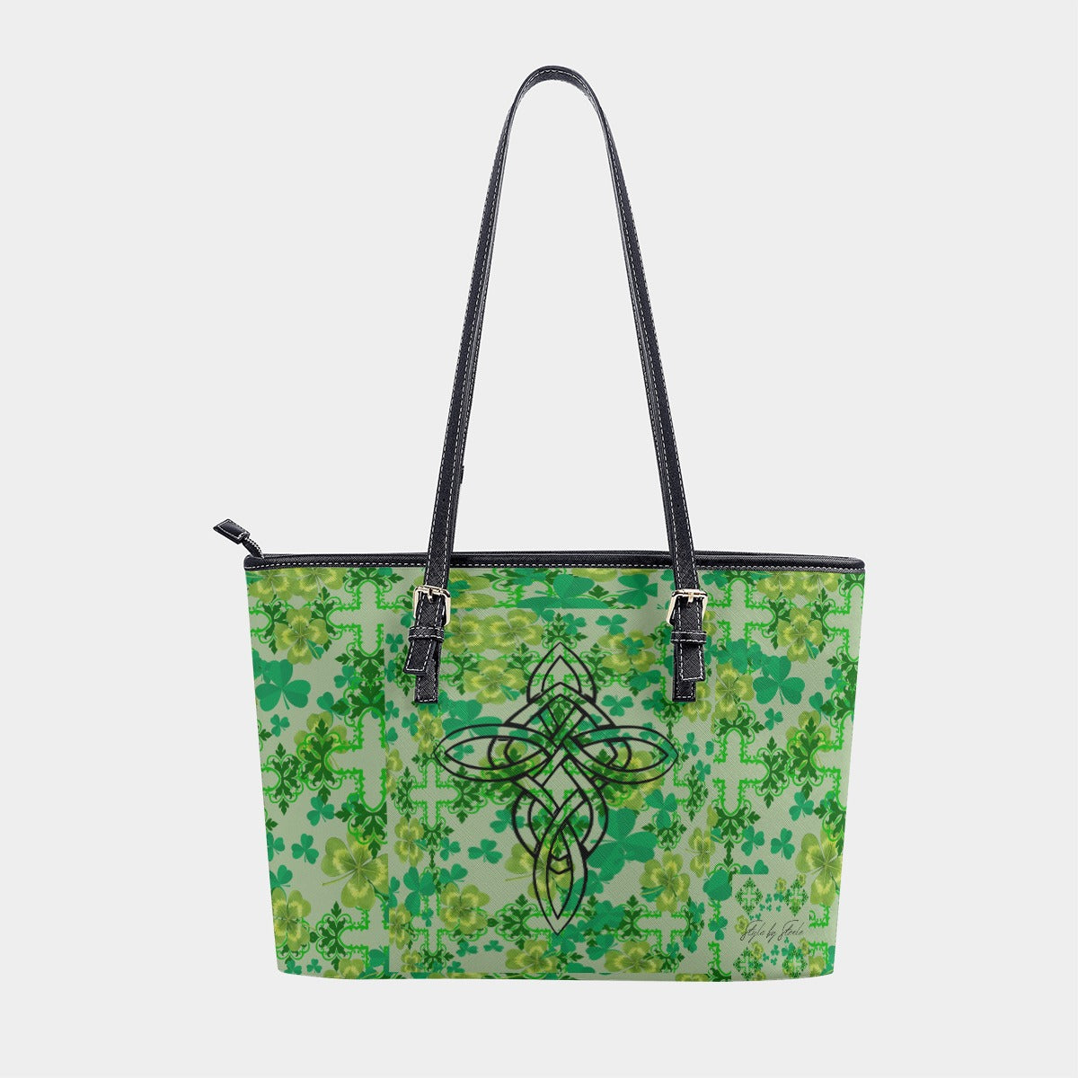 Clover and Celtic Crosses Women's Tote Bag — Exclusive to Back Alley