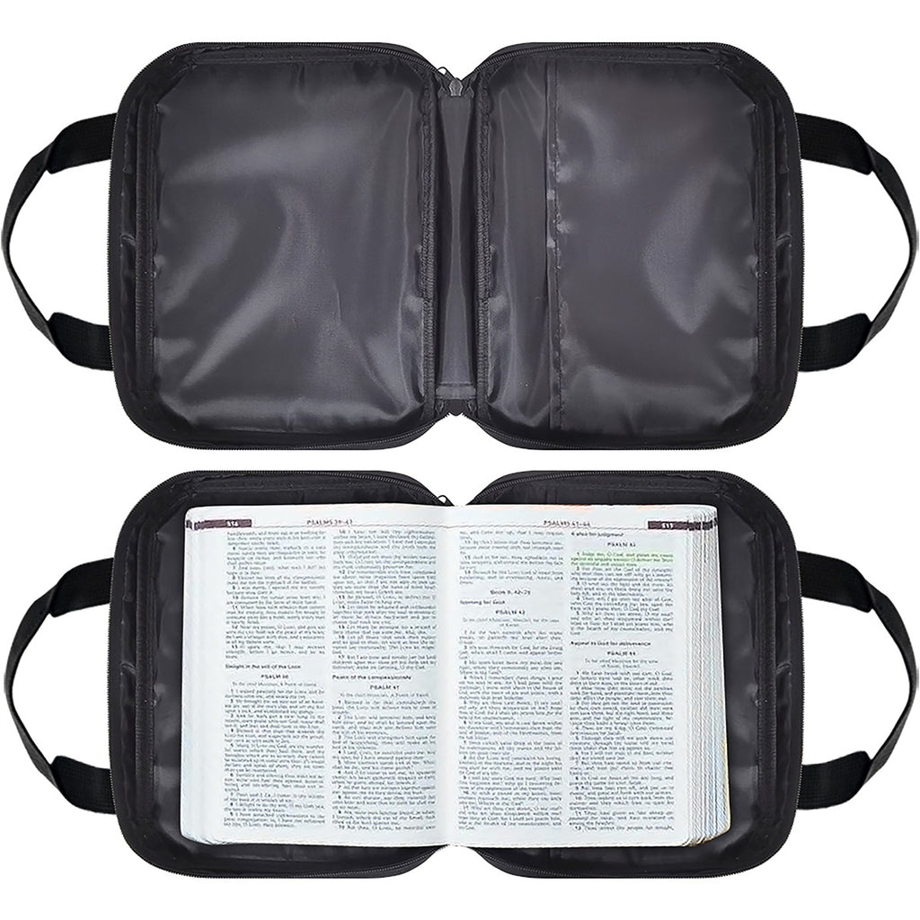 Clover & Celtic Crosses Book & Bible Carrying Case | Irish Heritage Storage Bag - Exclusive to Back Alley