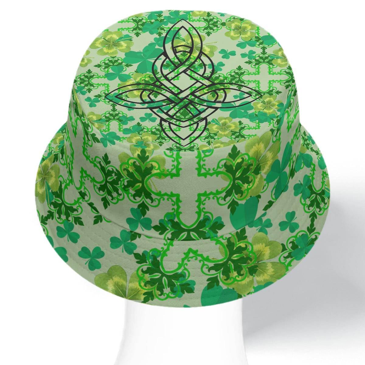 Clover and Celtic Crosses Bucket Hat - Exclusive to Back Alley 2