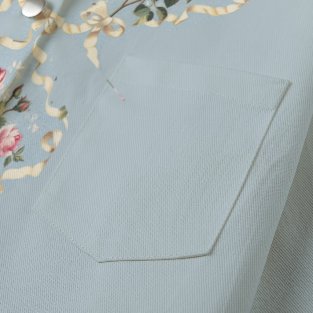 Ribbons and Roses Cotton Jacket — Exclusive Design | Back Alley