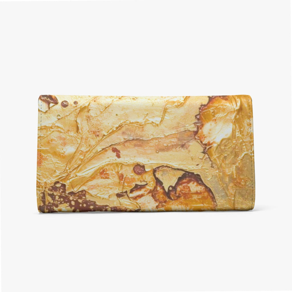 Liquid Gold Folding Wallet