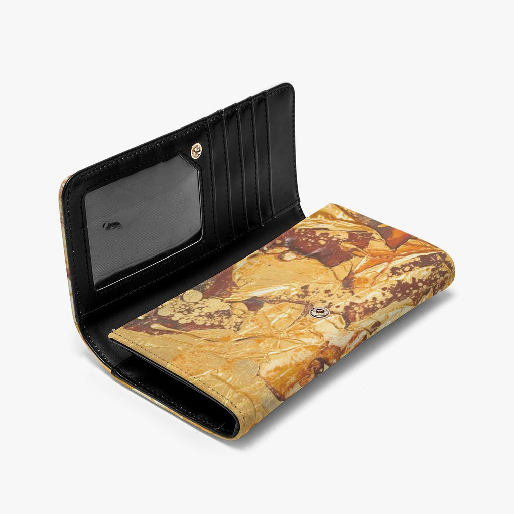 Liquid Gold Folding Wallet