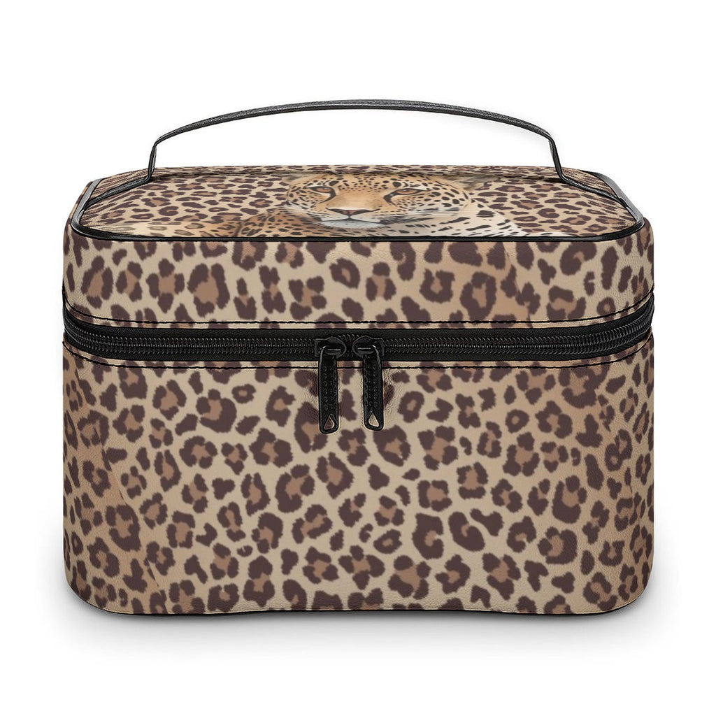 Leopard Lore - Train Case