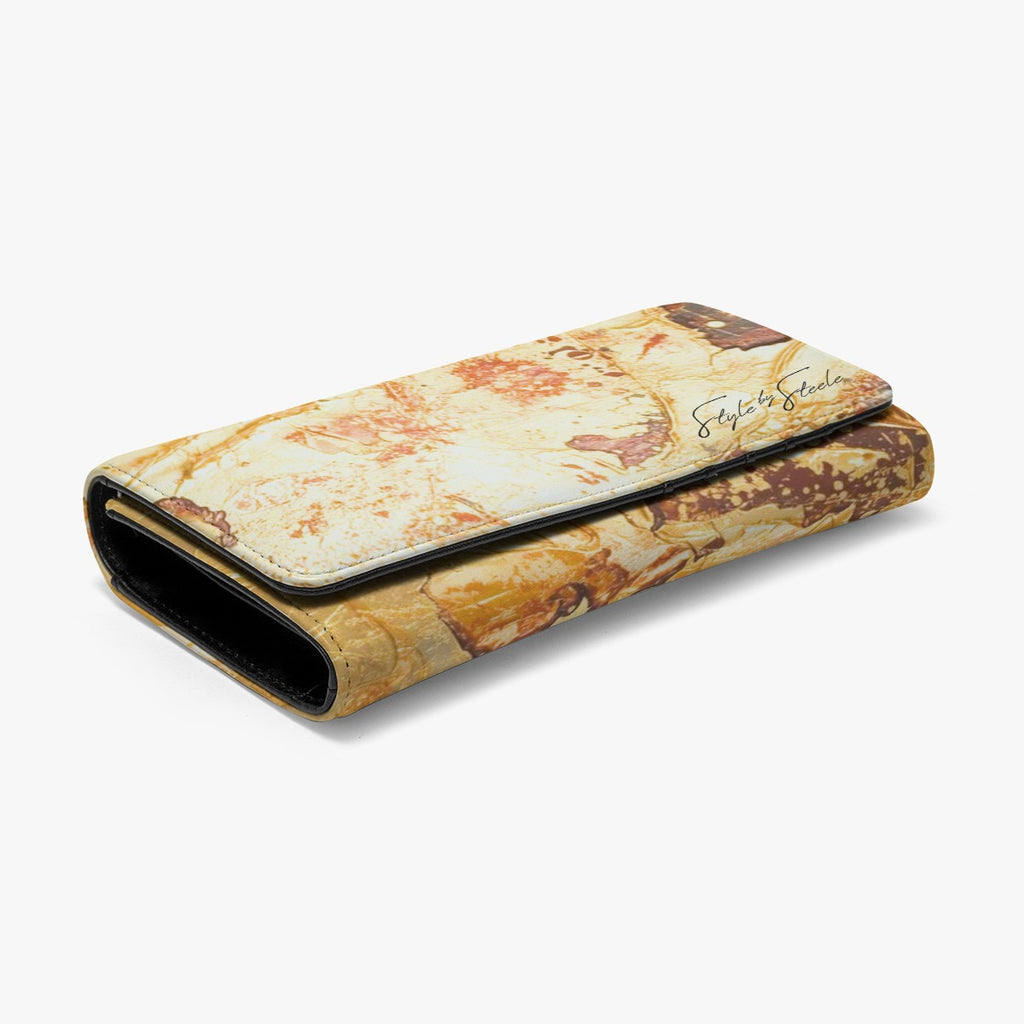 Liquid Gold Folding Wallet
