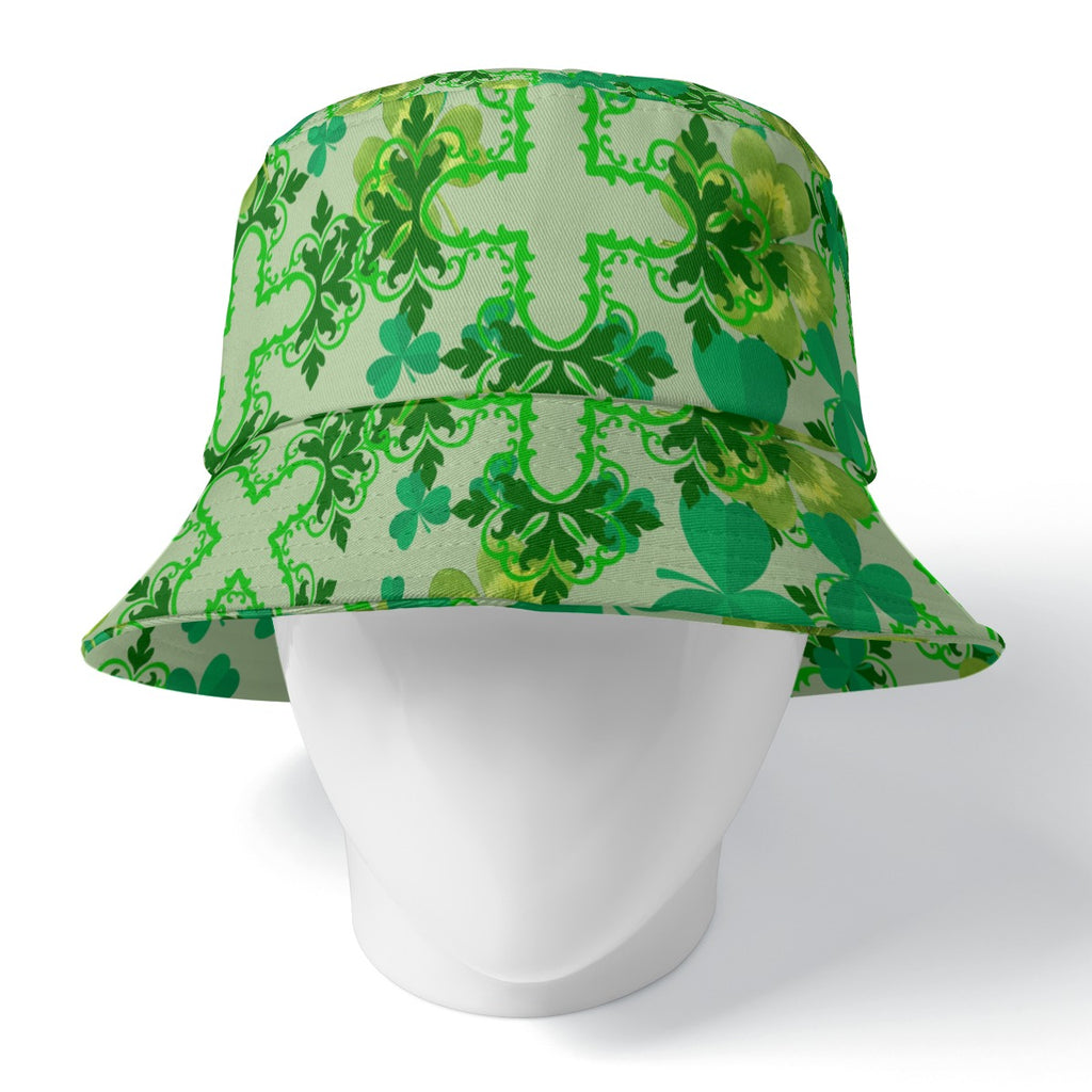 Clover and Celtic Crosses Bucket Hat - Exclusive to Back Alley 2