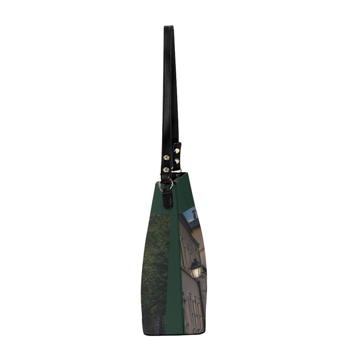 Village Street Back Alley Bucket Bag