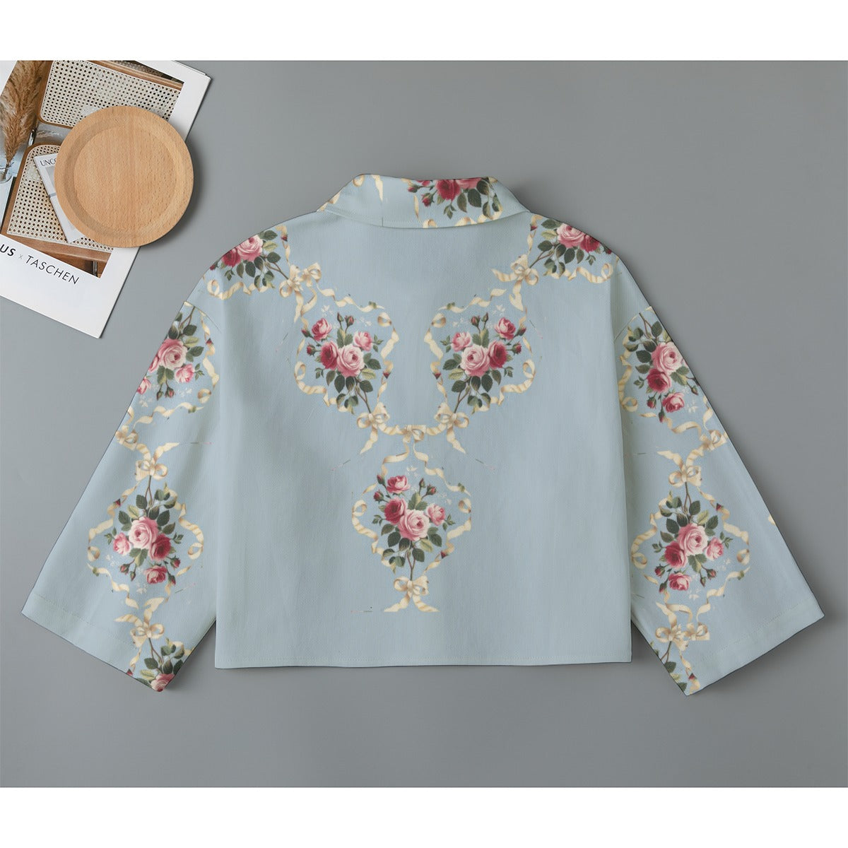 Ribbons and Roses Cotton Jacket — Exclusive Design | Back Alley