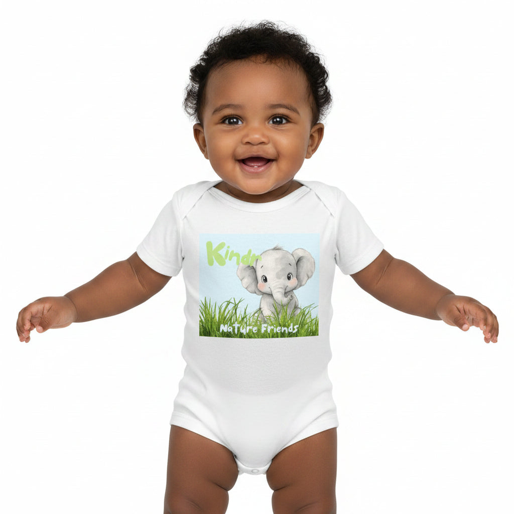 Kindr - Nature Friends - Onesie - Baby Elephant