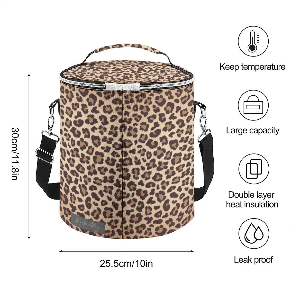 Leopard Lore Cooler Bag - Back Alley Exclusive