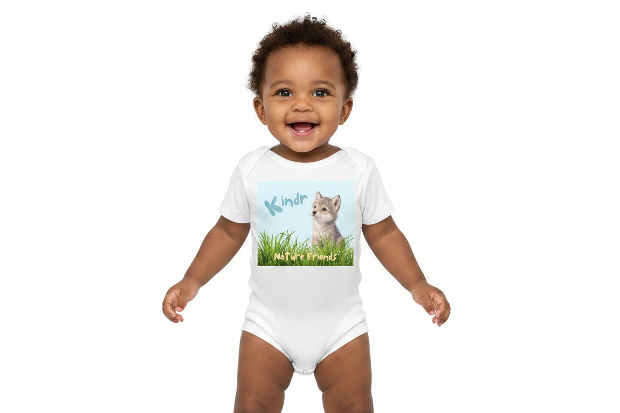 Kindr - Nature Friends - Onesie - Baby Wolf