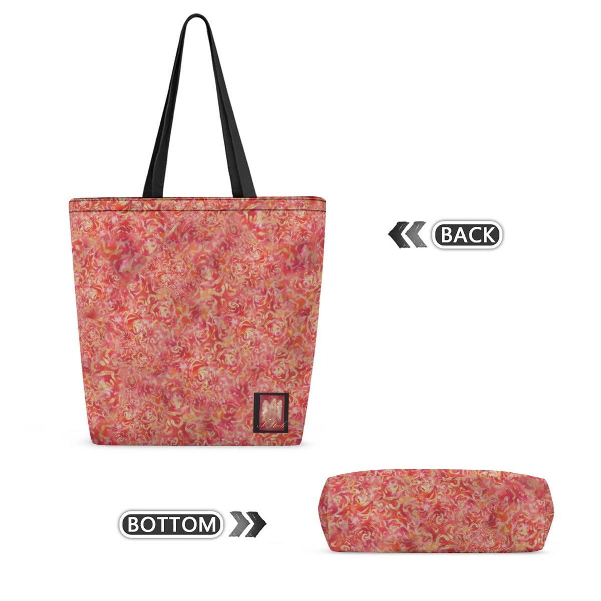 Red Roses Lightweight  Canvas Shopping Bag/Tote