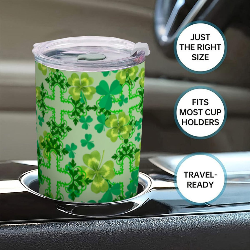 Clover and Celtic Crosses- One- 20 oz Tumbler - Exclusive to Back Alley