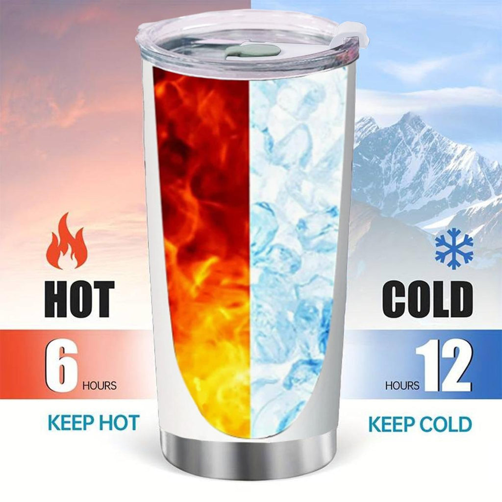 Clover and Celtic Crosses- One- 20 oz Tumbler - Exclusive to Back Alley