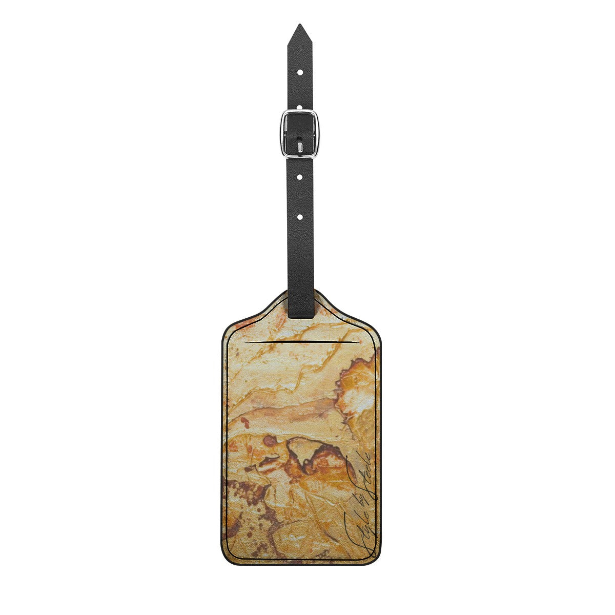 Liquid Gold Luggage Tag